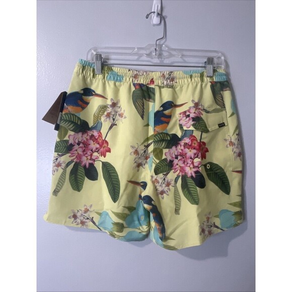 ROARK Shorey 16” Manu Floral Shorts Size Small Multicolor NEW Beach Surf Tropic - Picture 7 of 13